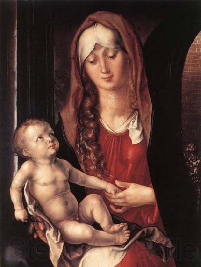 Albrecht Durer Virgin and Child before an Archway Norge oil painting art